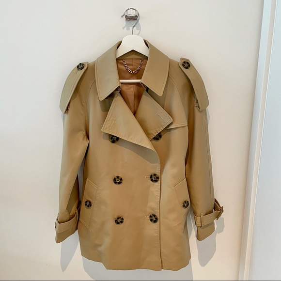 Burberry style short trench coat limited quantity - Picture 6 of 7